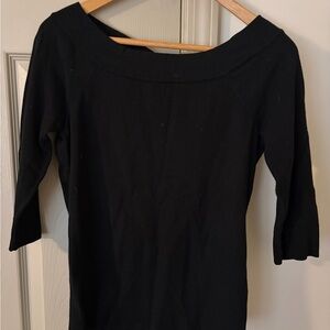 White House Black Market Classic Black Sweater
